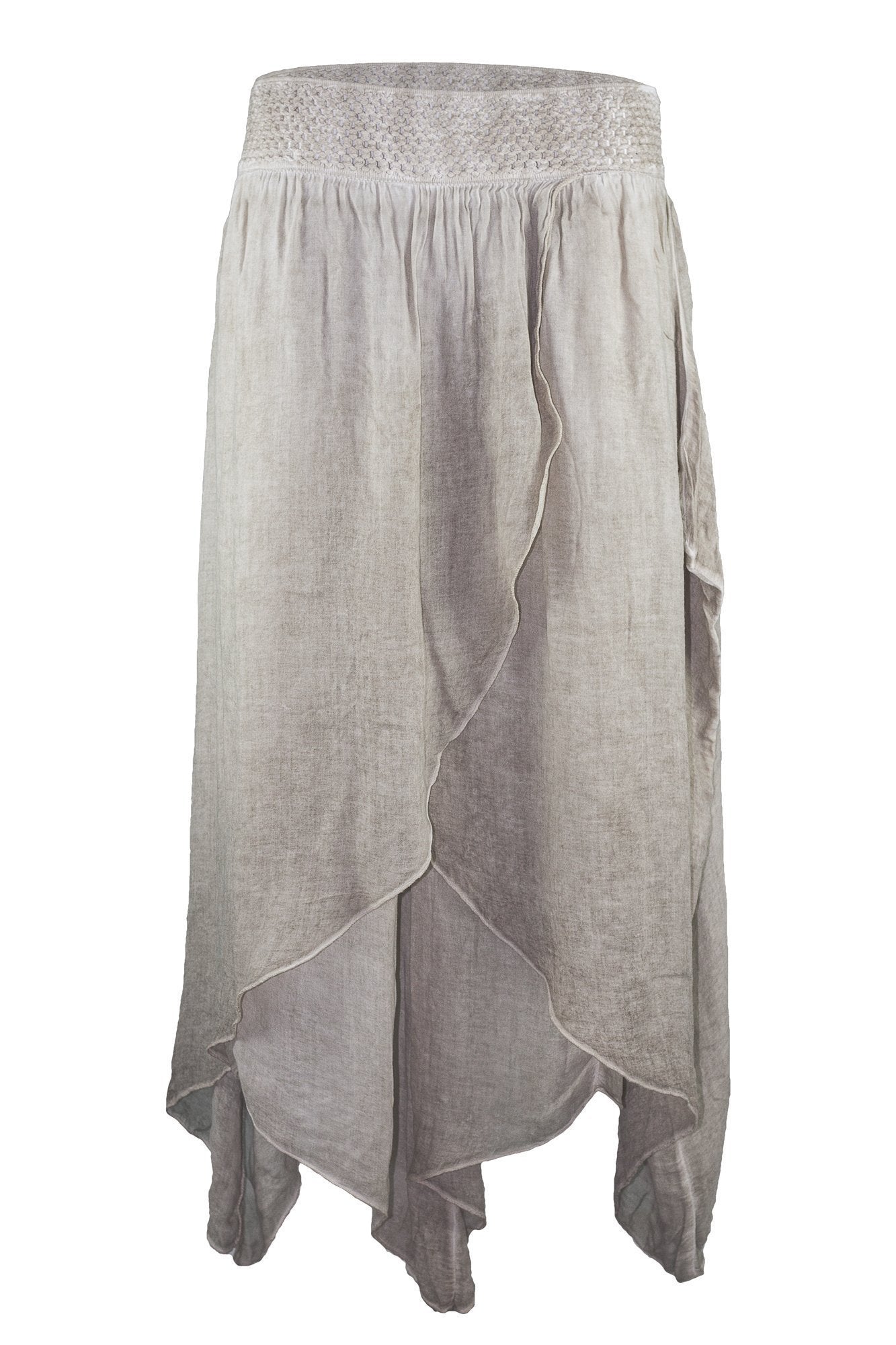 garment dyed beige authentic baggy pant bottoms ipekci 