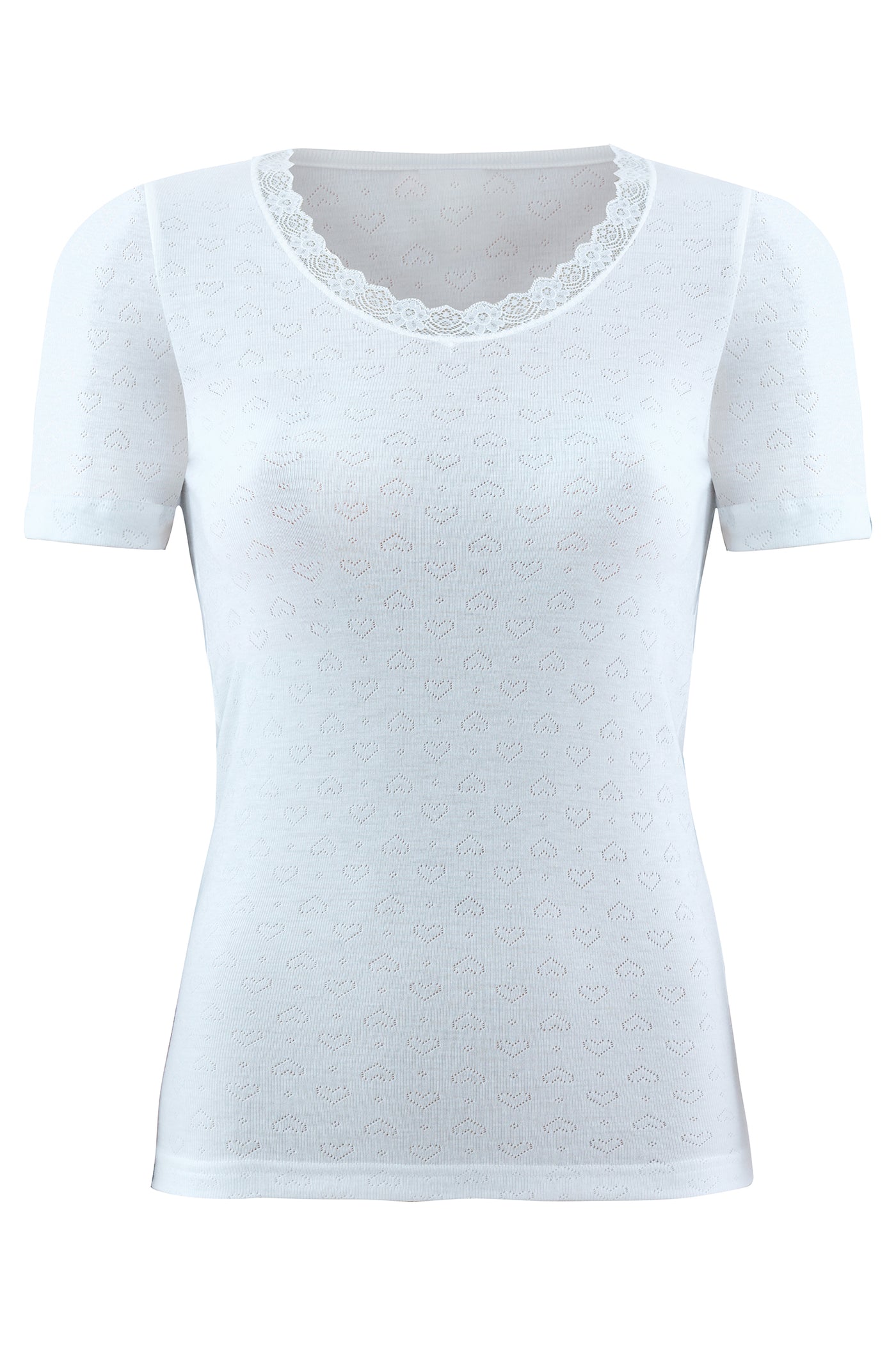 blackspade-Ladies' thermal jacquard t-shirt-1267, level-1-underwear-white