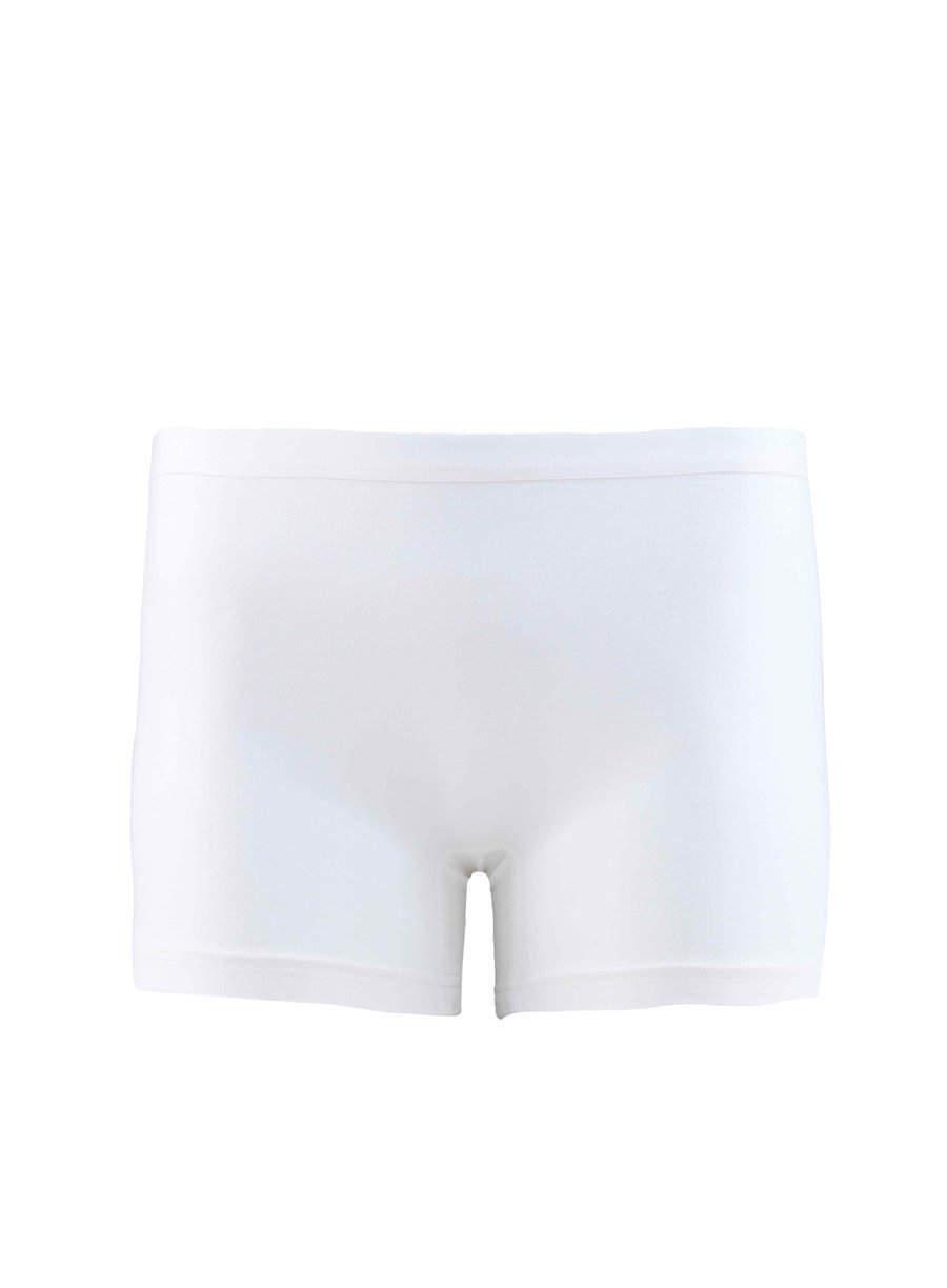 Ladies' Boxer-1301 underwear blackspade White L 95% Cotton 5% Elastane