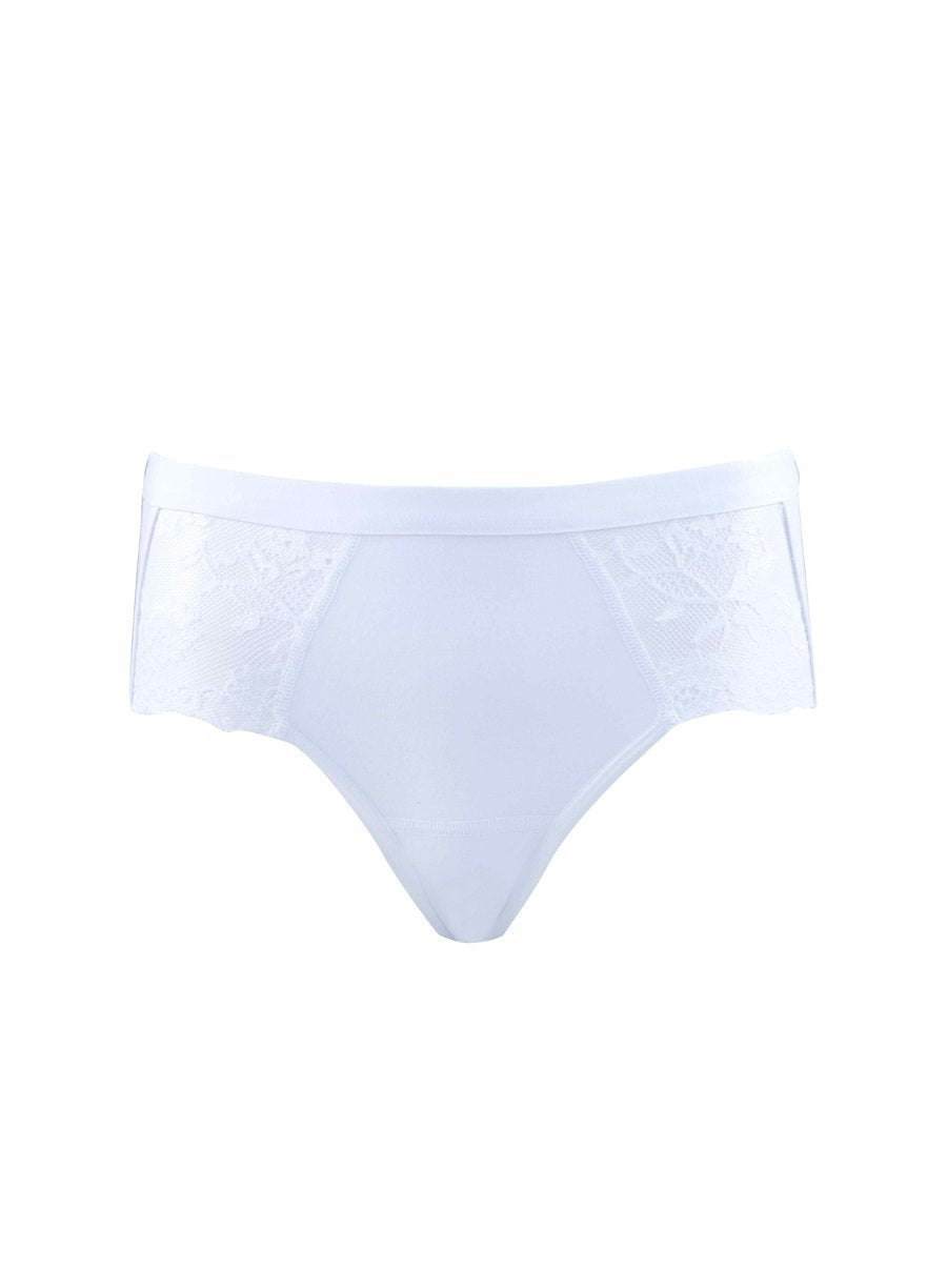 Ladies' Slip-1311 underwear blackspade White L 95% Cotton 5% Elastane