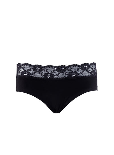 Ladies' Slip-1318 underwear blackspade Black L 95% Cotton 5% Elastane