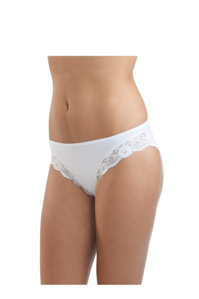 Ladies' Slip-1336 underwear blackspade White L 95% Cotton 5% Elastane
