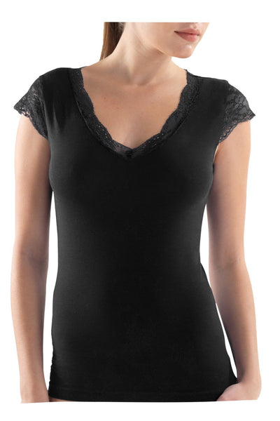 Blackspade Ladies' V-Neck Modal T-Shirt - 1348