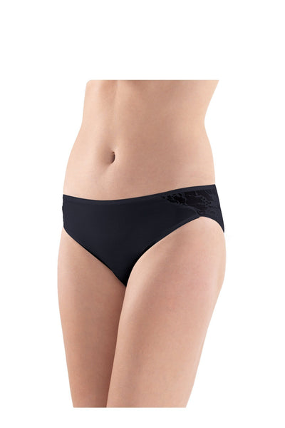 Ladies' Slip-1349 underwear blackspade Black L 94% Modal 6% Elastane