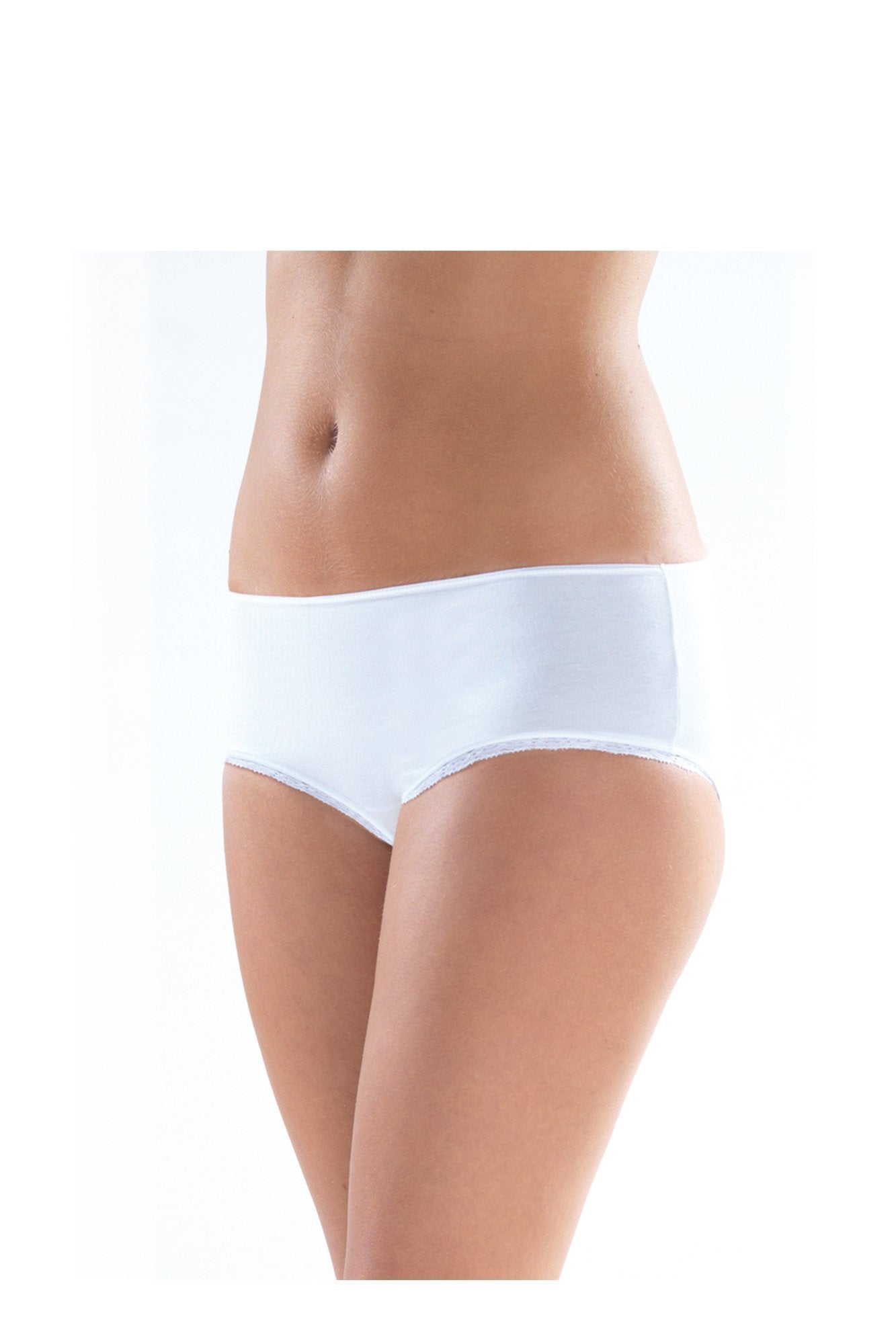 Ladies' Slip-1363 underwear blackspade White L 46% Modal 46% Cotton 8% Elastane