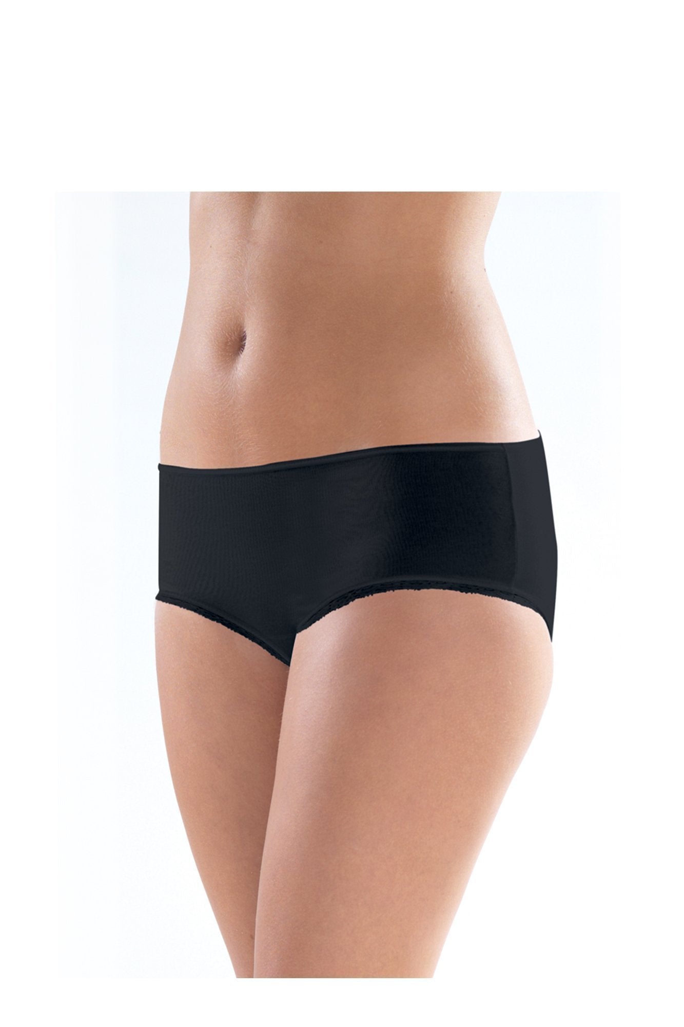 Ladies' Slip-1363 underwear blackspade Black L 46% Modal 46% Cotton 8% Elastane