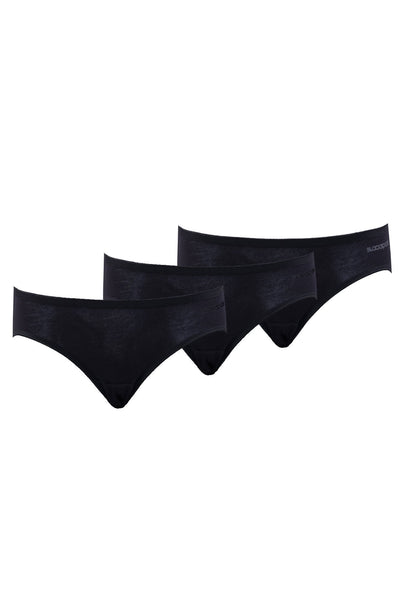 Ladies' Slip-1575-3pack underwear blackspade black L 95% Cotton 5% Elastane
