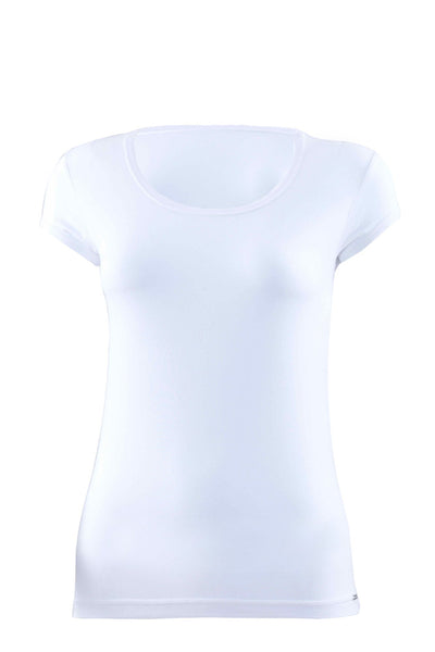 Ladies' T-Shirt-1622 underwear blackspade White L 94% Modal 6% Elastane