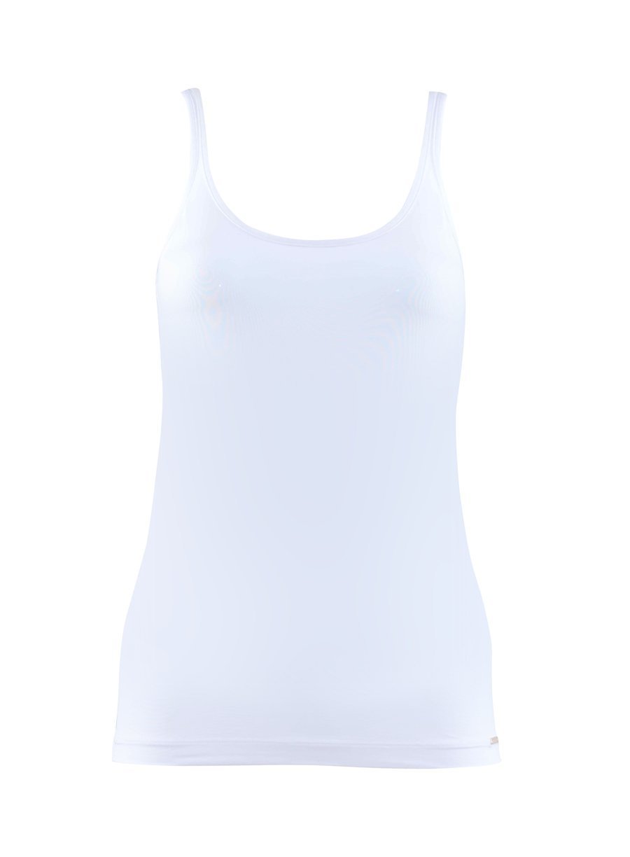 Ladies' Singlet-1624 underwear blackspade White L 94% Modal 6% Elastane