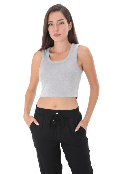 Chassca Rib Crop Top