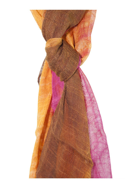 orange-pink tie-dye scarf scarf chassca 