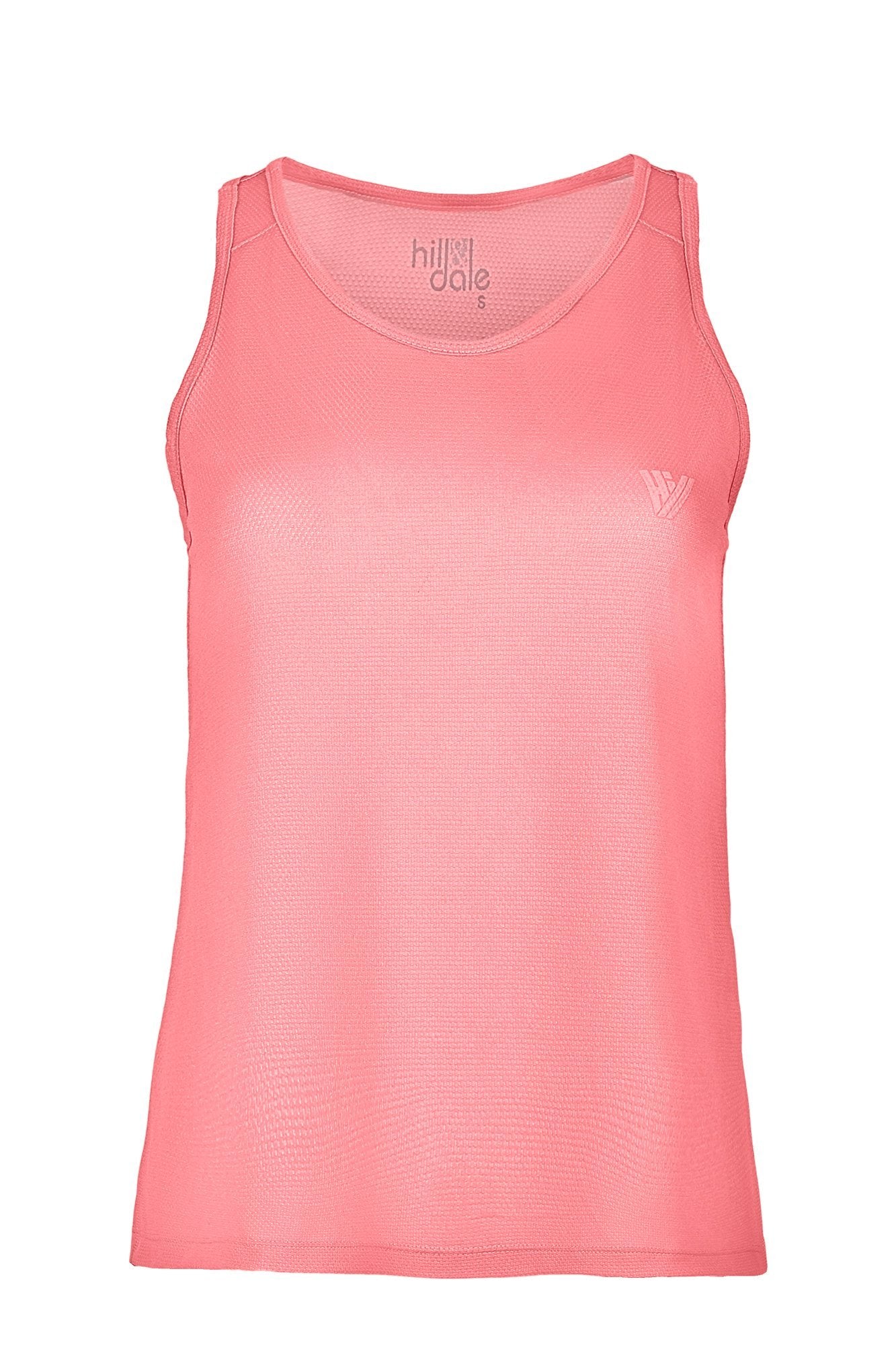 hill & dale run singlet top hill & dale pink XS 100% Polyester
