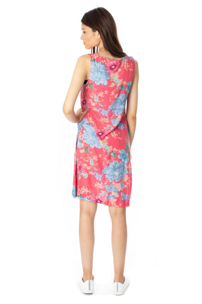 chassca printed midi floral shift dress - Breakmood