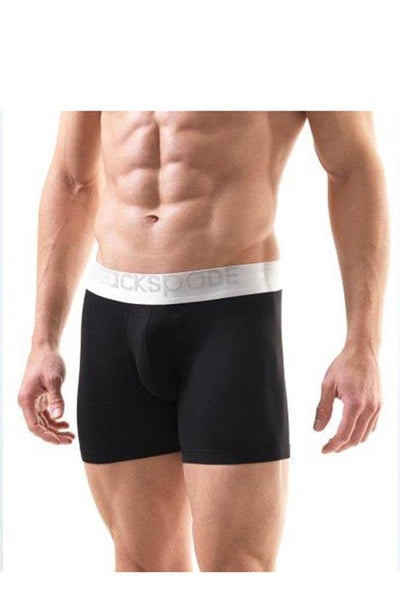 Mens' and Boy's Boxer underwear blackspade Black S 94% Modal 6% Elastane