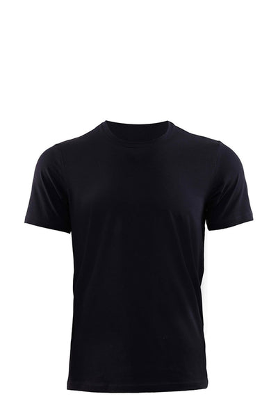 Mens' T-Shirt underwear blackspade Black L 88% Cotton 12% Elastane