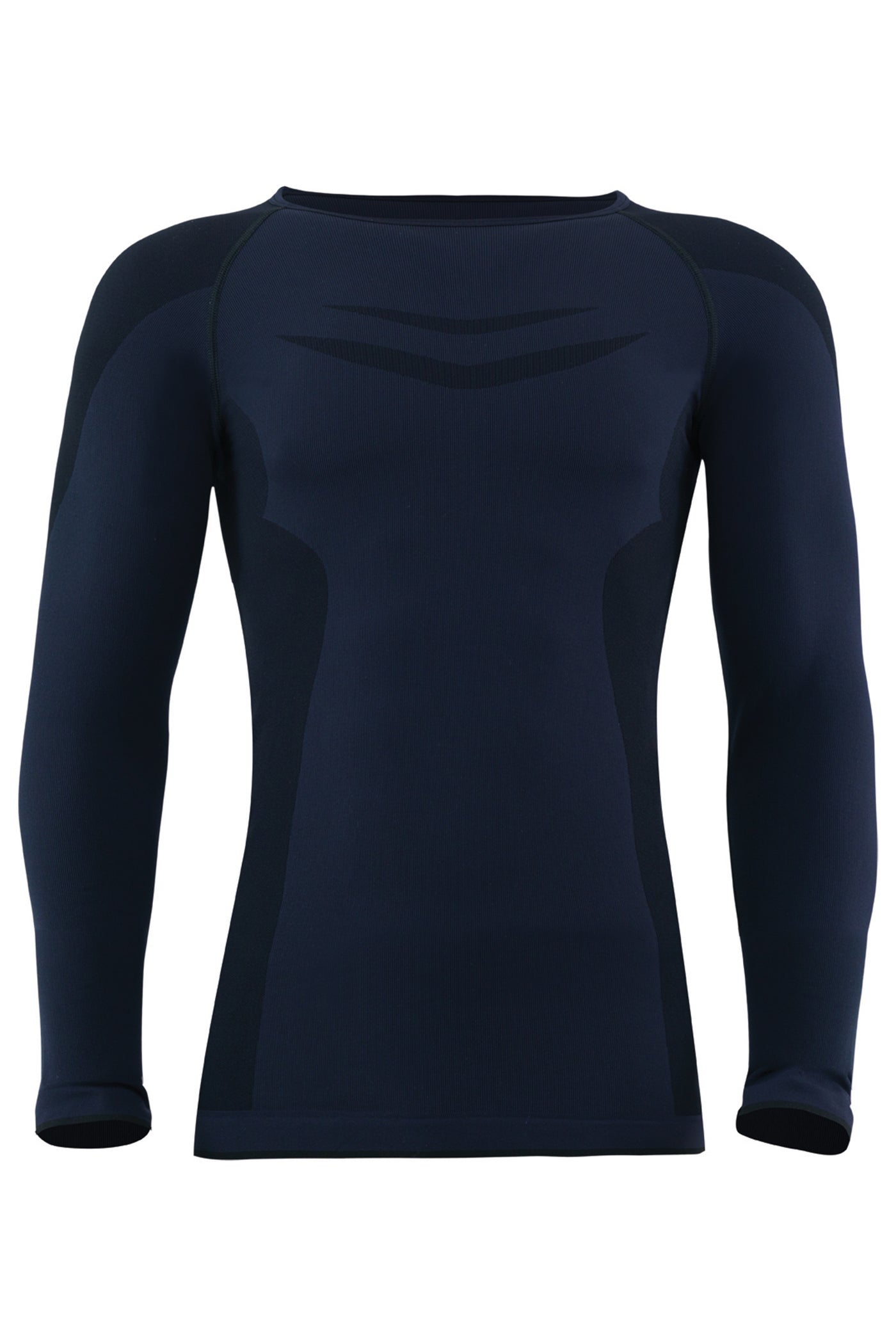 blackspade-Men's thermal seamless long sleeve t-shirt-9571, level-2-underwear-black