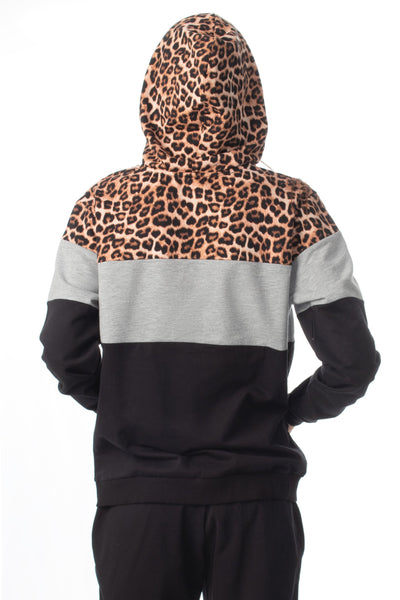 chassca 3 color leopard hoodie - Breakmood