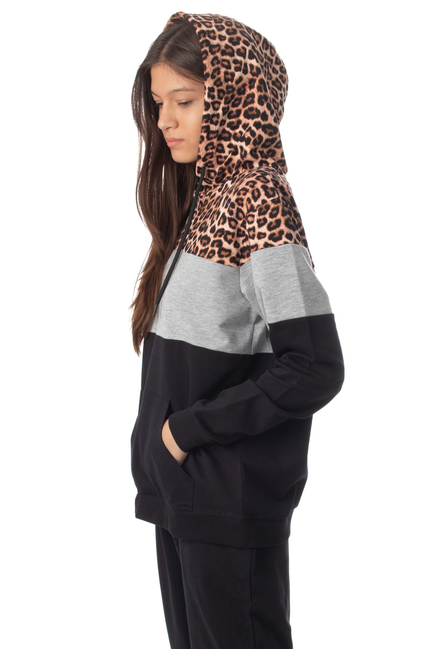 chassca 3 color leopard hoodie - Breakmood