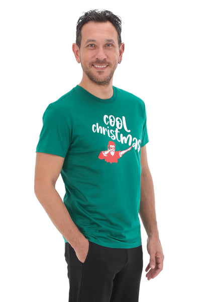 Hill & Dale Merserized Cotton Cool Christmas T-Shirt
