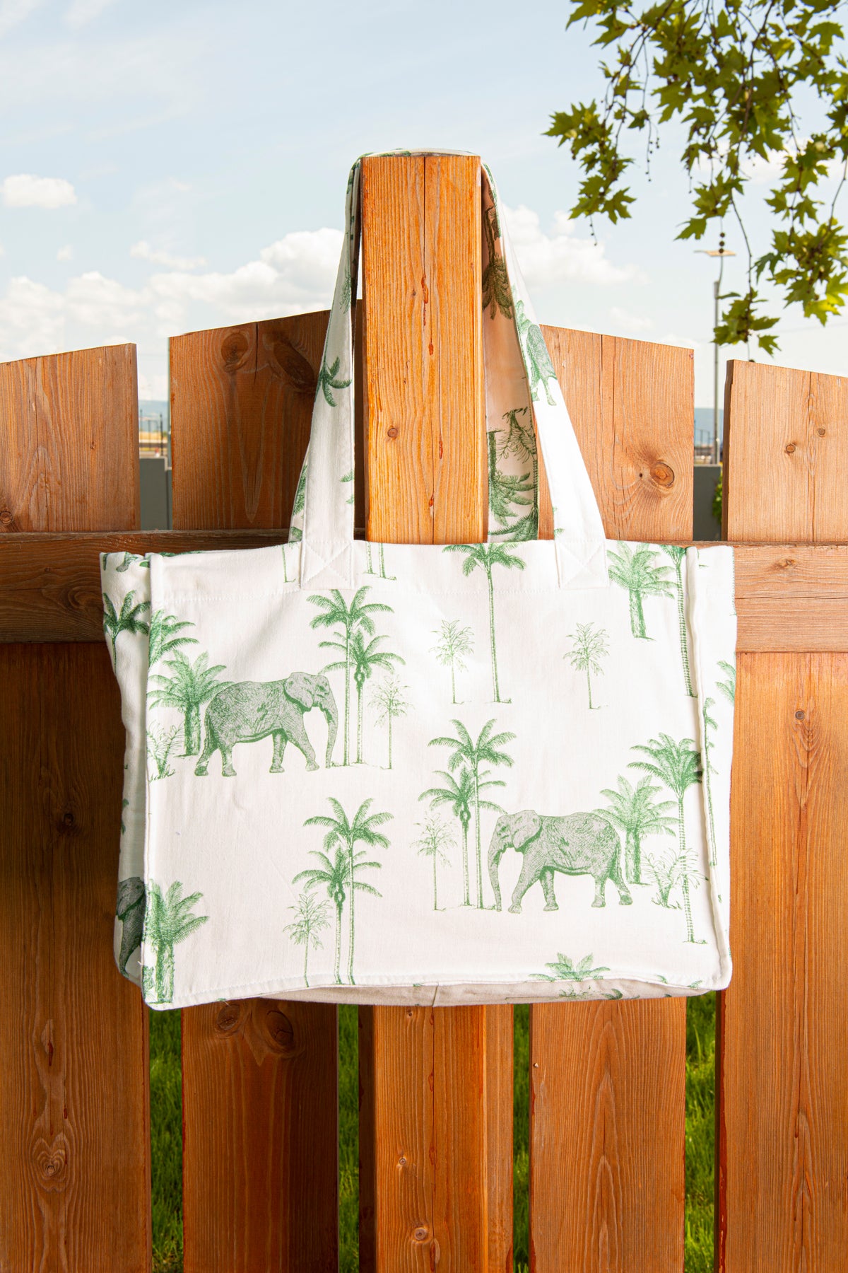 IR WEAR Tropical Printed Beach Bag