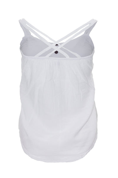 garment dyed white cami top top ipekci 