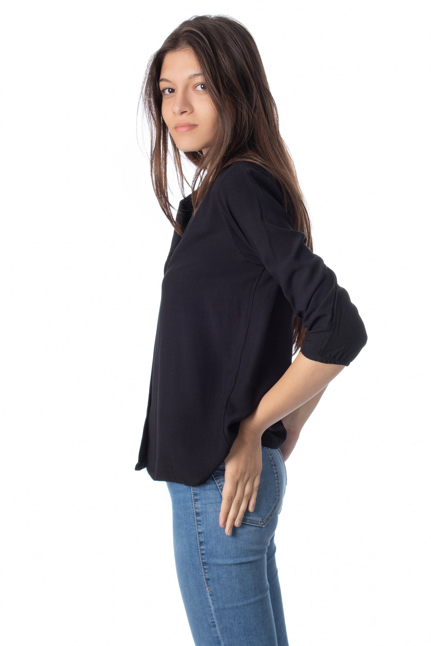 chassca 3/4 puff sleeve Shirt blouse - Breakmood