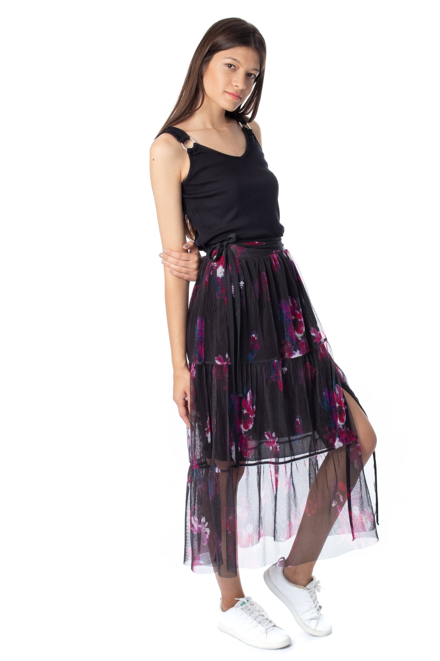 chassca floral printed gypsy skirt - Breakmood