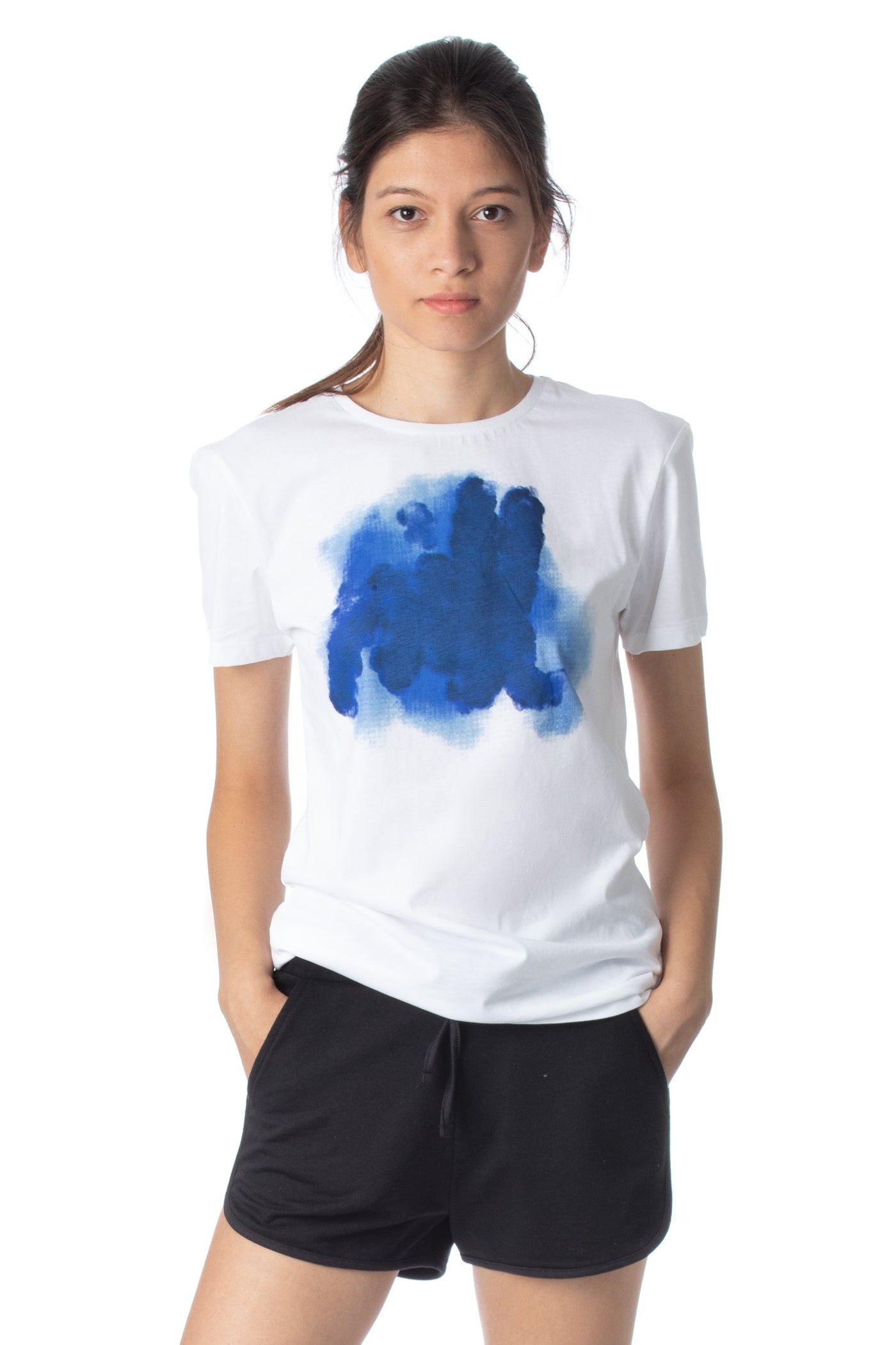 Hill&Dale Basic Crew-Neck T-Shirt With Front Print