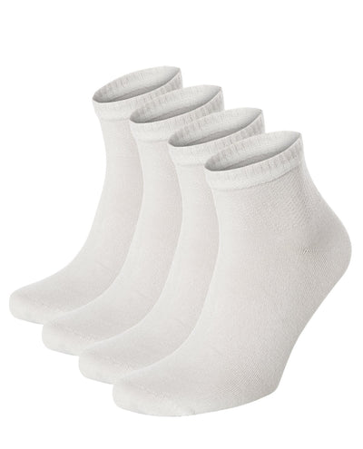 Men's Bamboo Ankle Socks, 4 Pack