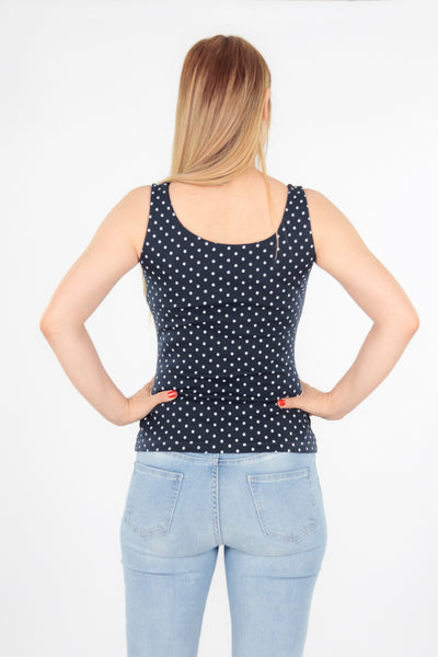 chassca spot printed tank top - Breakmood