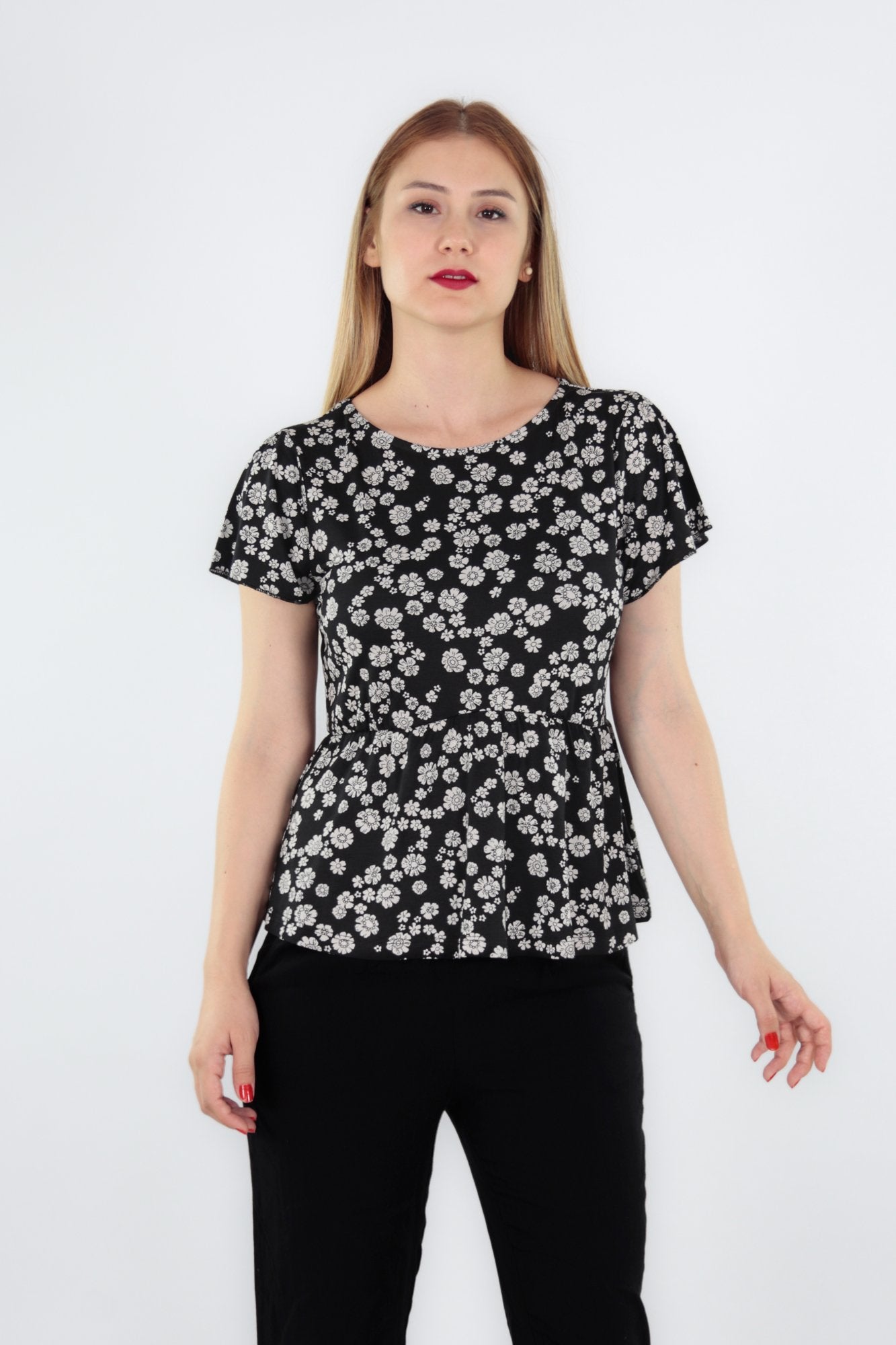 chassca scoop-neck printed blouse - Breakmood