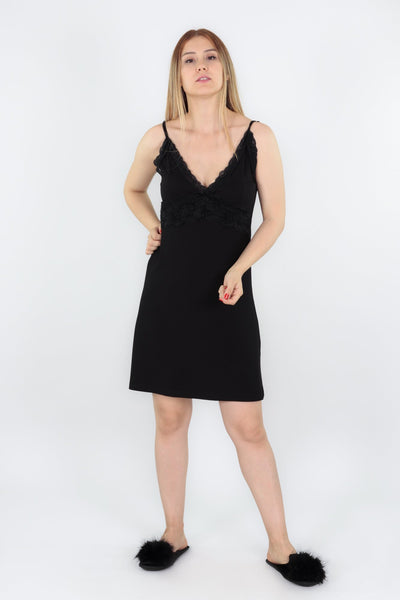 chassca singlet nightdress with lace detail - Breakmood