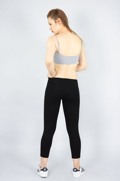 Hill & Dale 3/4 Leg Length Legging With Wide Weistband