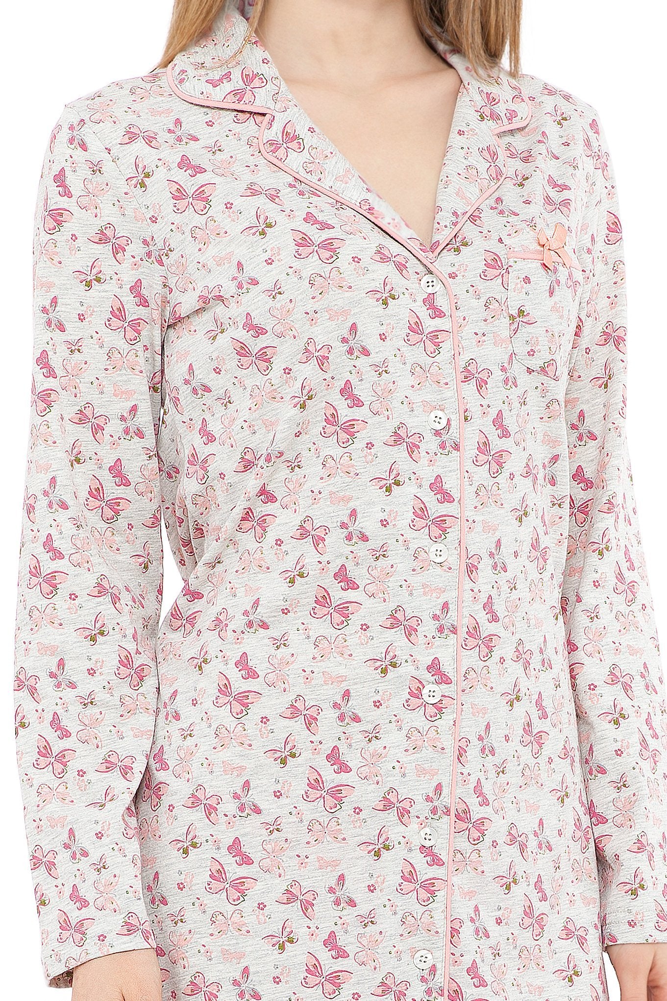 chassca nightdress with butterfly print - Breakmood
