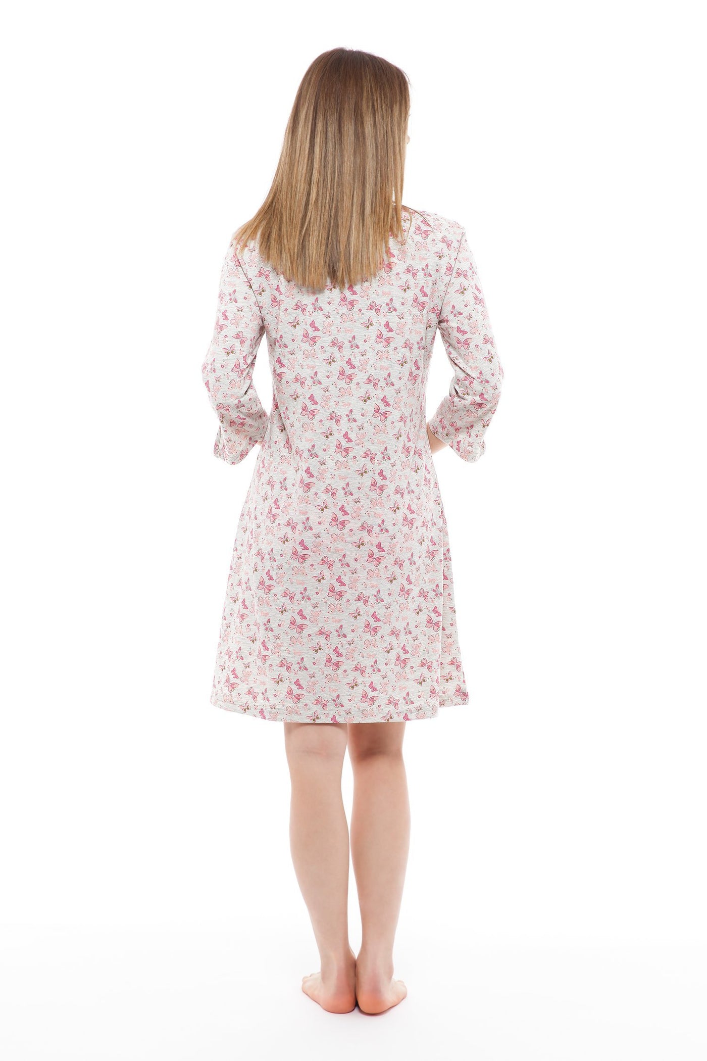 chassca happiness is... 3/4 sleeve nightdress - Breakmood