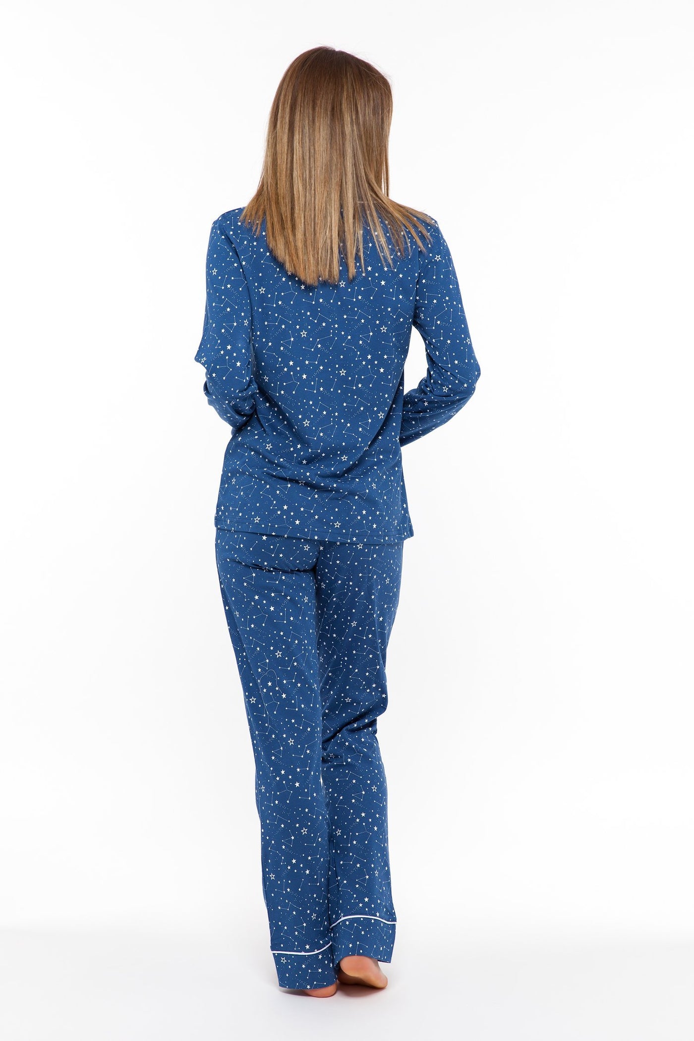 chassca jacket & pant pyjama set with galaxy print - Breakmood