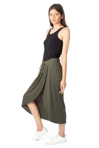 chassca front wrap  maxi skirt - Breakmood