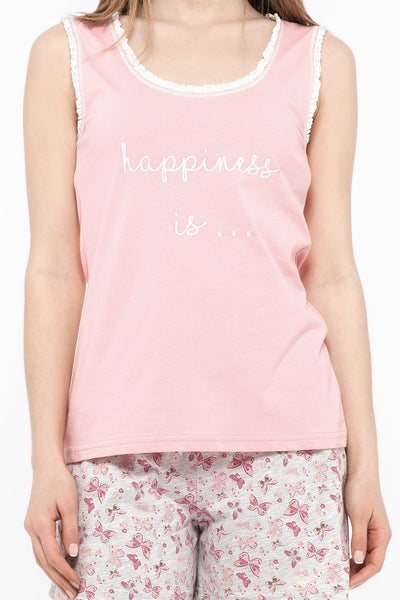 chassca happiness is... singlet & short pyjama set - Breakmood