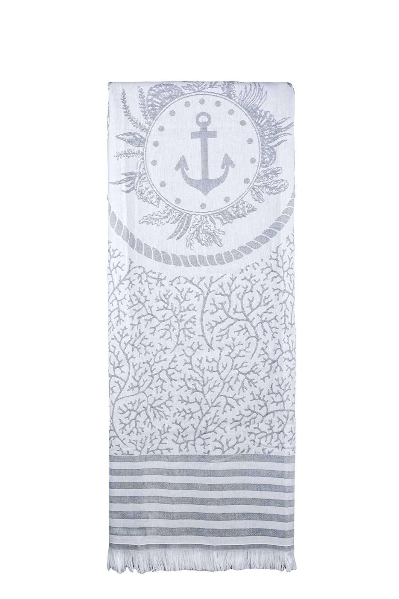 grey marine jacquard peshtemal turkish towels dost 