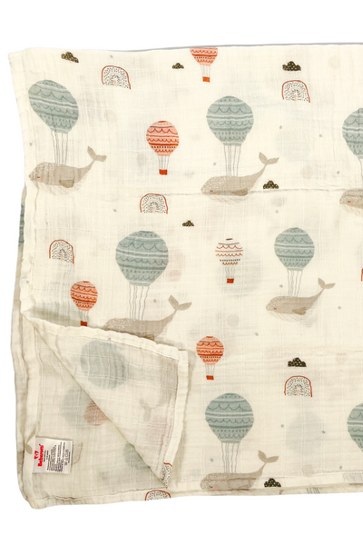 Beberotti Organic Muslin Baby Blanket, 120x120 cm