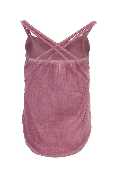 garment dyed pink cami top top ipekci 