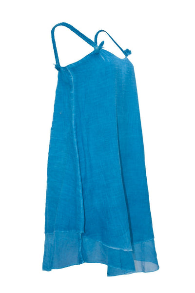 relax turquoise cami shift dress dress ipekci 